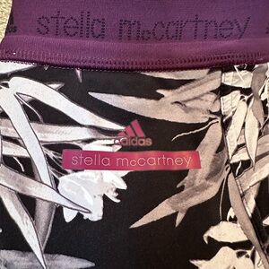 Stella McCartney Black Floral/ Tropical Tights by Adidas